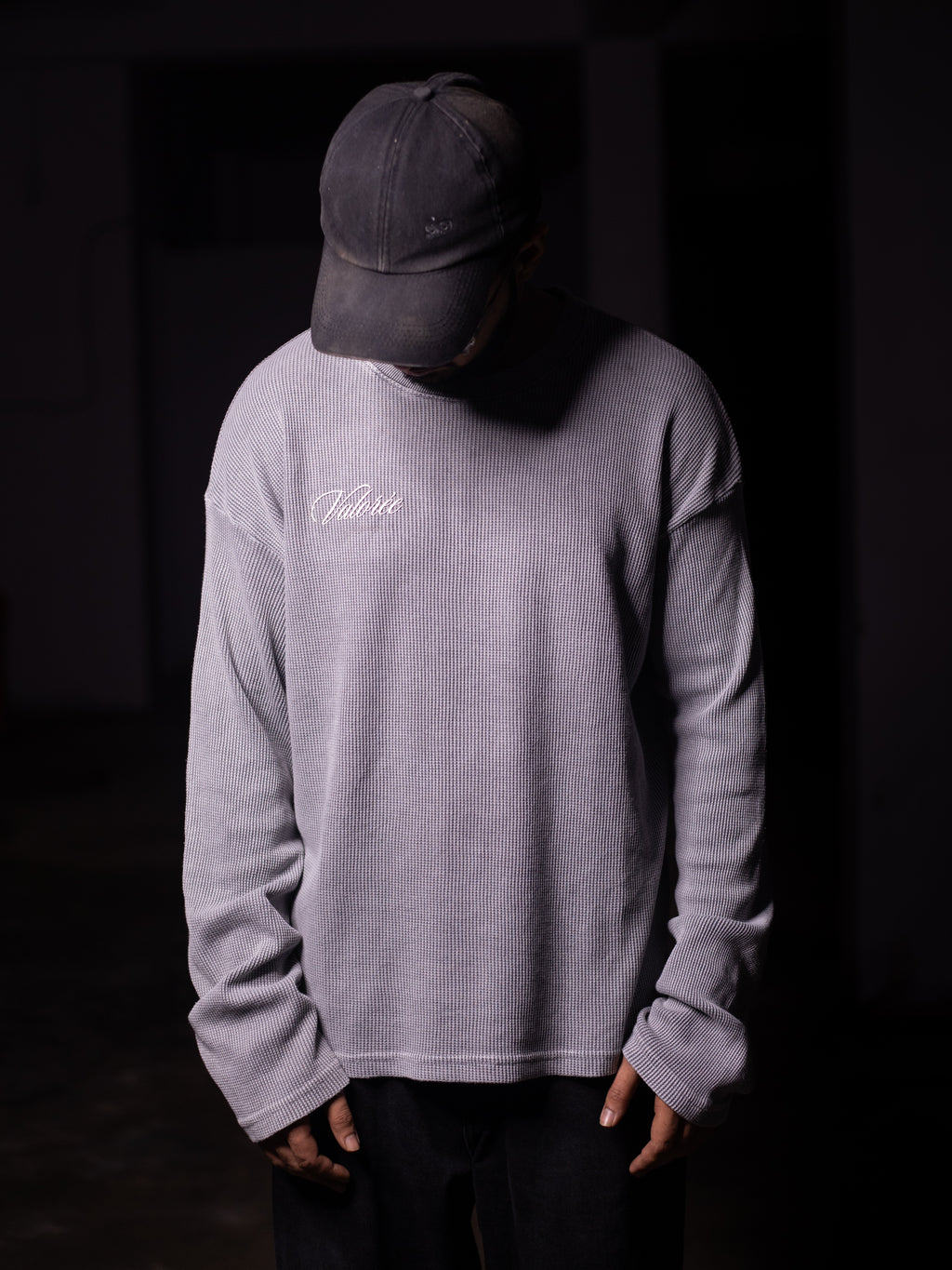 Long Sleeve "ROCK" Waffle T-Shirt