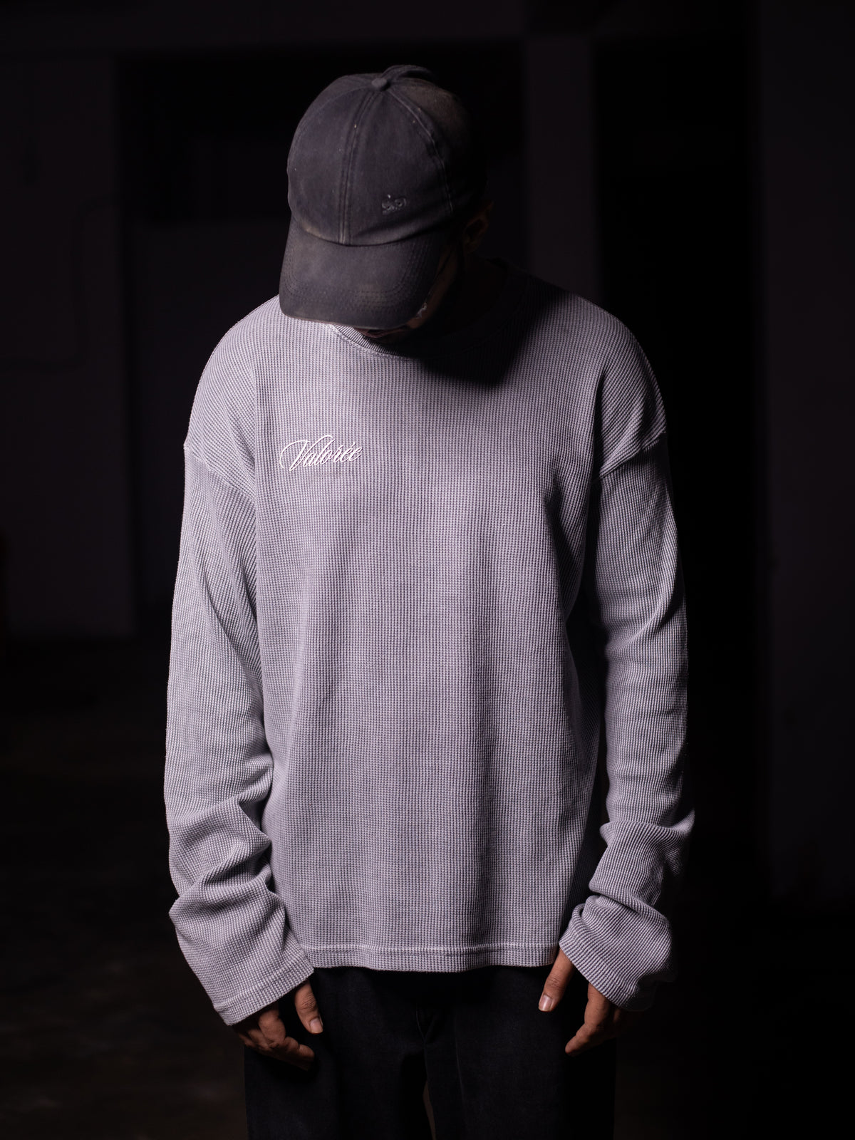 Long Sleeve "ROCK" Waffle T-Shirt