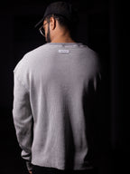 Long Sleeve "REVERSE ICE" Waffle T-Shirt