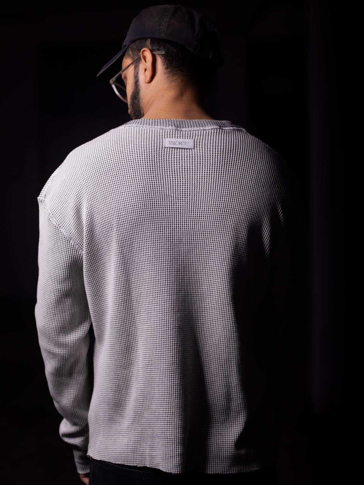 Long Sleeve "REVERSE ICE" Waffle T-Shirt