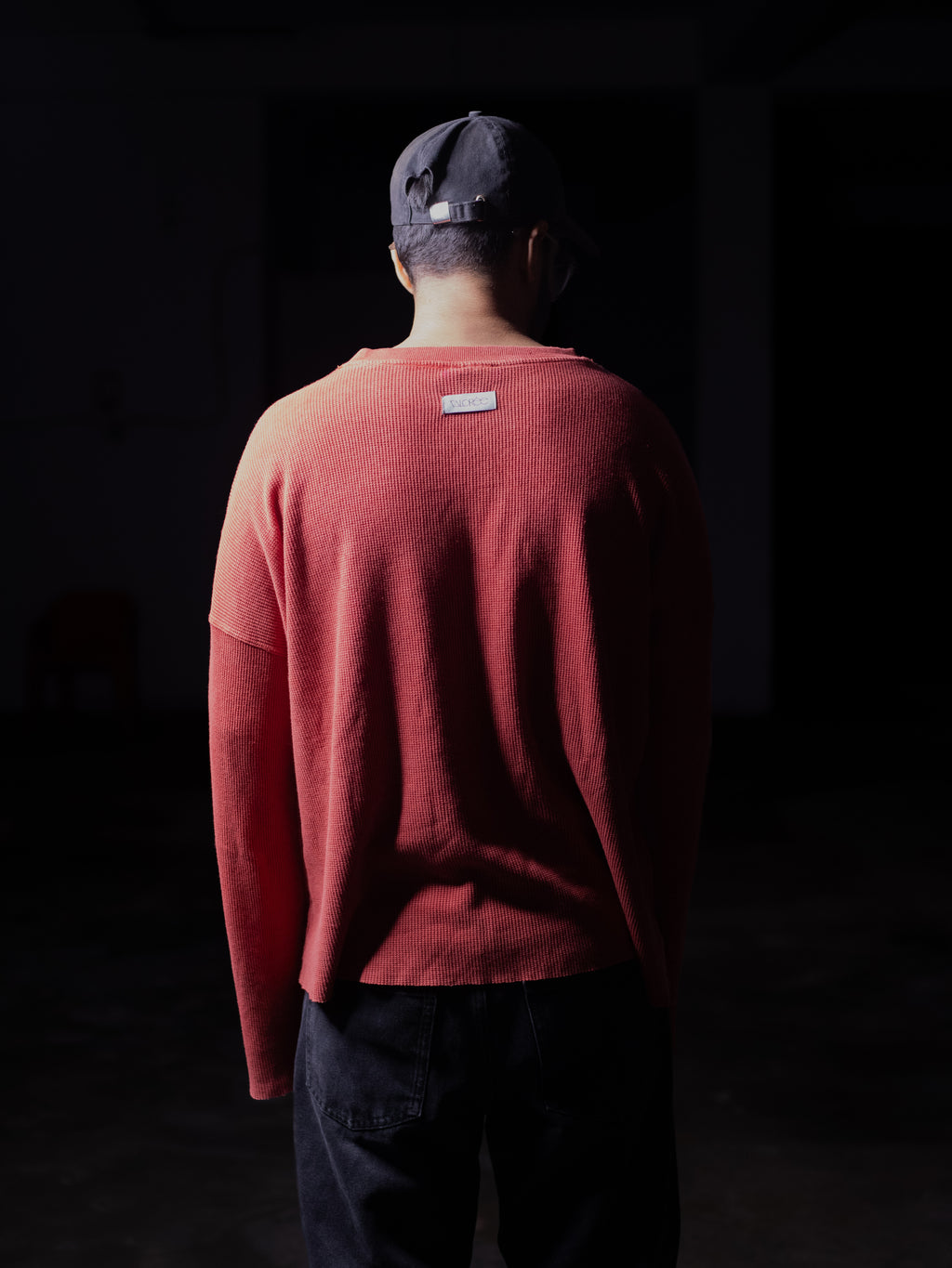 Long Sleeve "BRICK" Waffle T-Shirt