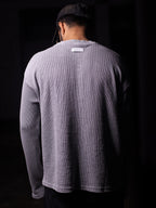 Long Sleeve "ROCK" Waffle T-Shirt